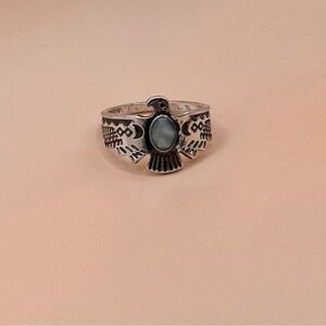 Silver Bird Design Ring